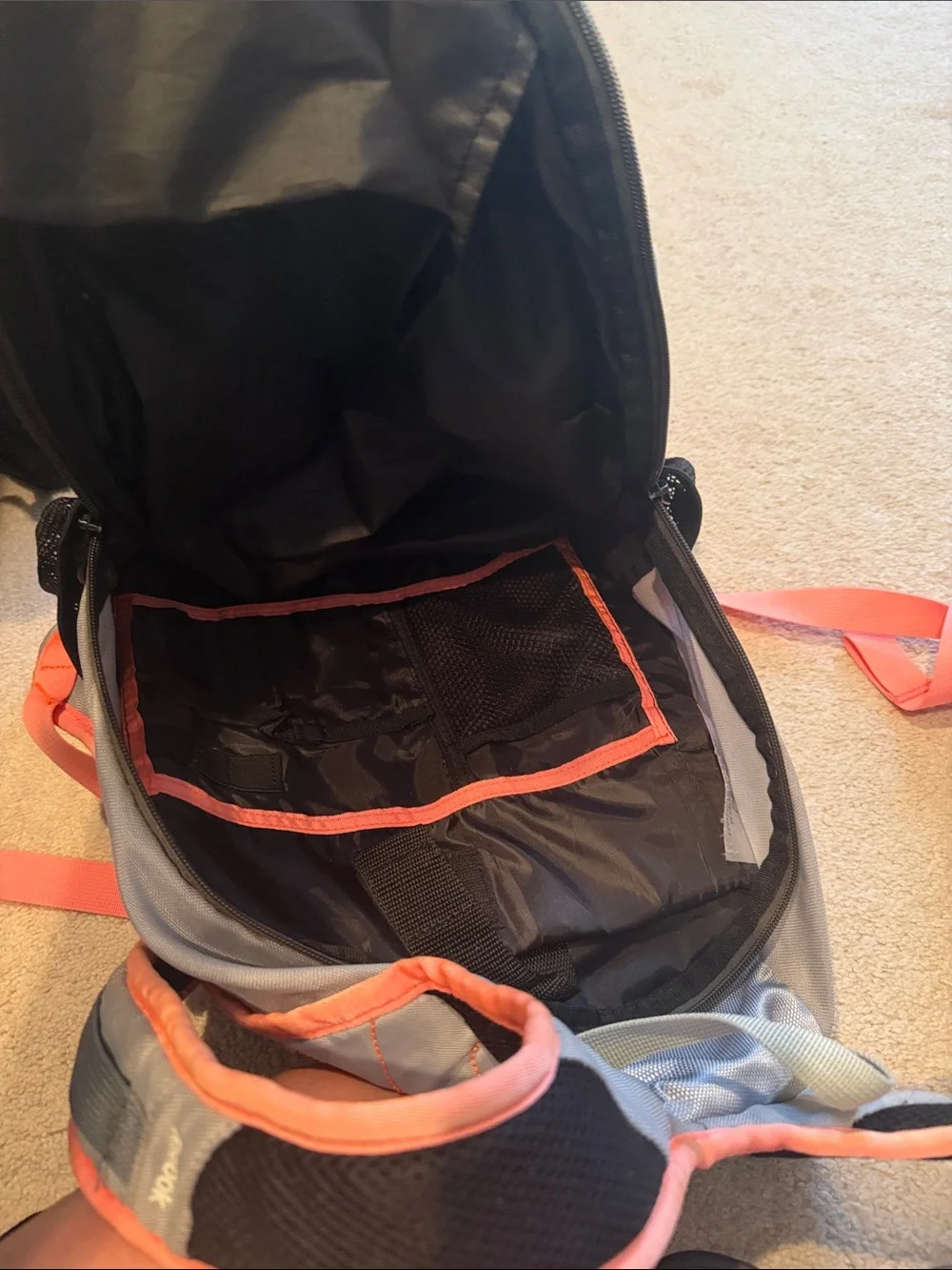 Reebok backpack gray